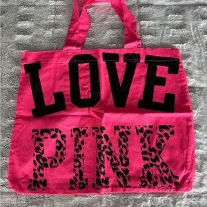 Pink Tote Bag by Victoria's Secret
